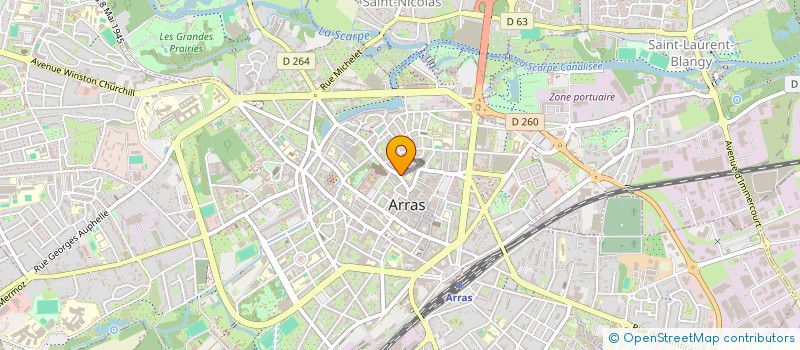 localisation de l'entreprise MONSIEUR TEO LAURENT à ARRAS