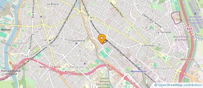 localisation de l'entreprise MONSIEUR TEO LE GALL  TOULOUSE