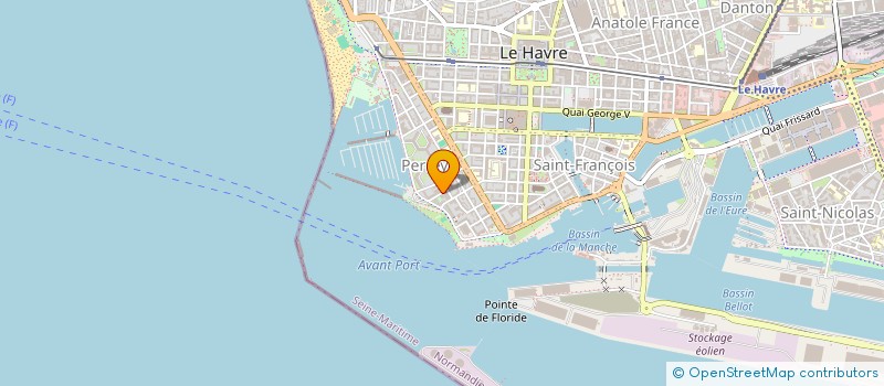 localisation de l'entreprise MONSIEUR TEO LECLERC à LE HAVRE