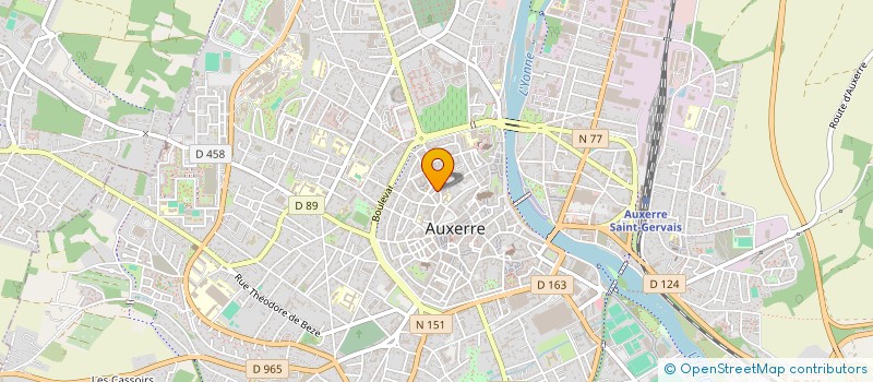 localisation de l'entreprise MONSIEUR TEO LONGUET à AUXERRE