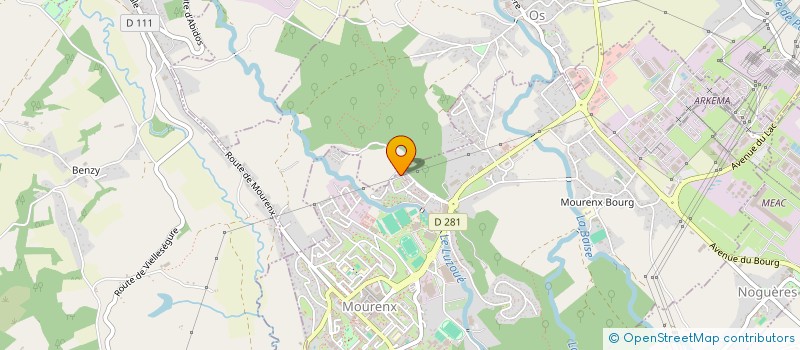 localisation de l'entreprise MONSIEUR TEO MALDONADO  MOURENX