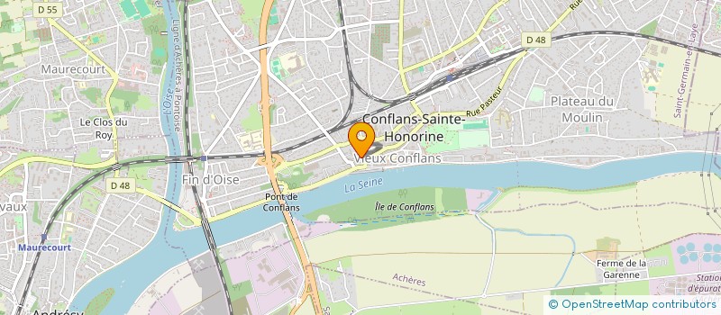 localisation de l'entreprise MONSIEUR TEO MARIC  CONFLANS-SAINTE-HONORINE