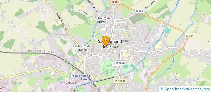 localisation de l'entreprise MONSIEUR TEO MARMOUSEZ à SAINT-AMAND-LES-EAUX