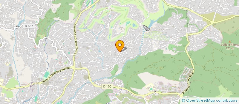 localisation de l'entreprise MONSIEUR TEO MARTIN  SAINT-RAPHAEL