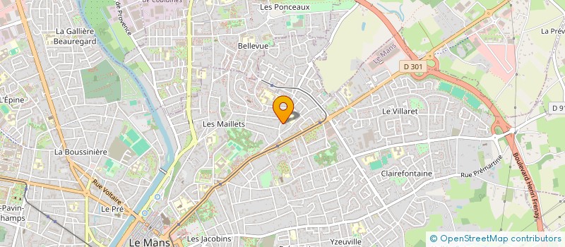 localisation de l'entreprise MONSIEUR TEO MAZENS  LE MANS