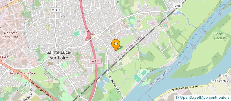 localisation de l'entreprise MONSIEUR TEO MERAND  SAINTE-LUCE-SUR-LOIRE