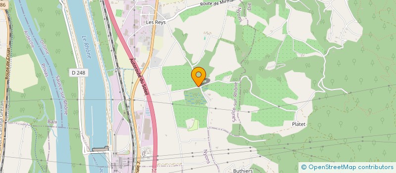 localisation de l'entreprise MONSIEUR TEO MERESSE  SAULCE-SUR-RHONE