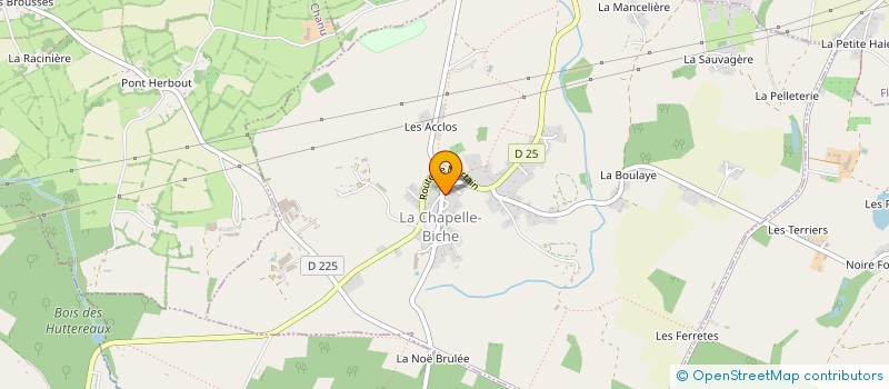 localisation de l'entreprise MONSIEUR TEO NUTTENS à LA CHAPELLE-BICHE