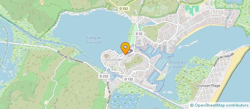 localisation de l'entreprise MONSIEUR TEO PERROTTON  GRUISSAN