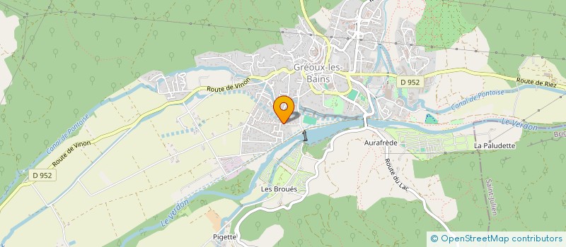 localisation de l'entreprise MONSIEUR TEO PETROVIC à GREOUX-LES-BAINS
