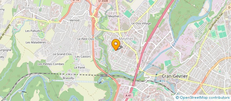 localisation de l'entreprise MONSIEUR TEO POZZO  ANNECY