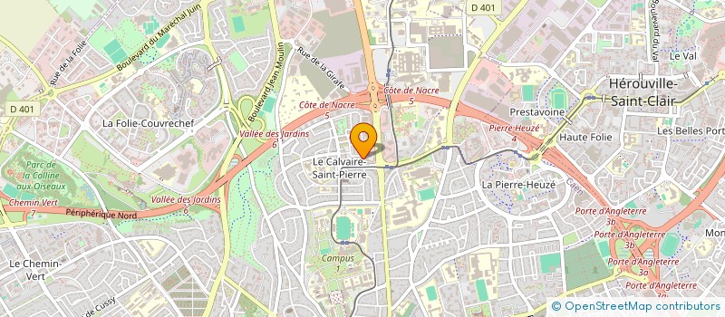 localisation de l'entreprise MONSIEUR TEO VILLAIN à CAEN