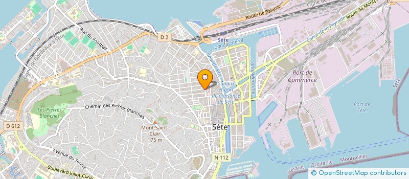 localisation de l'entreprise MONSIEUR TEO VILLEGAS  SETE