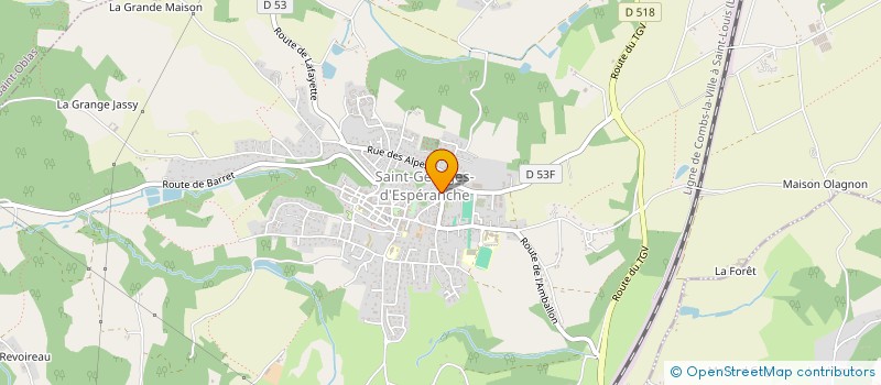 localisation de l'entreprise MONSIEUR TEODORO CARBAJAL MUELAS  SAINT-GEORGES-D'ESPERANCHE