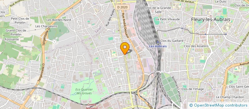 localisation de l'entreprise MONSIEUR TEODORO MILHANO à FLEURY LES AUBRAIS