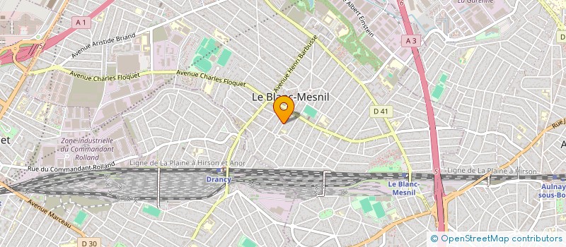 localisation de l'entreprise MONSIEUR TEODOSIE AFANAS à LE BLANC-MESNIL