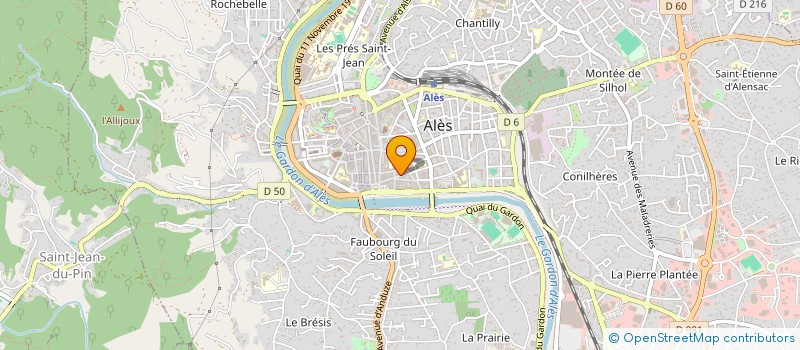 localisation de l'entreprise MONSIEUR TEOMAN USTUN à ALES