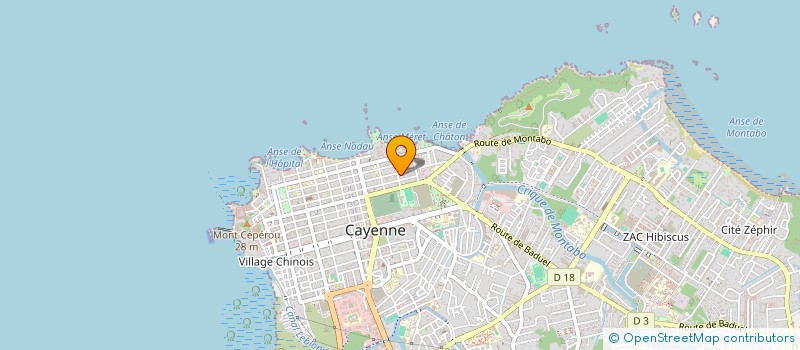 localisation de l'entreprise MONSIEUR TEOTONIO LOUREIRO à CAYENNE