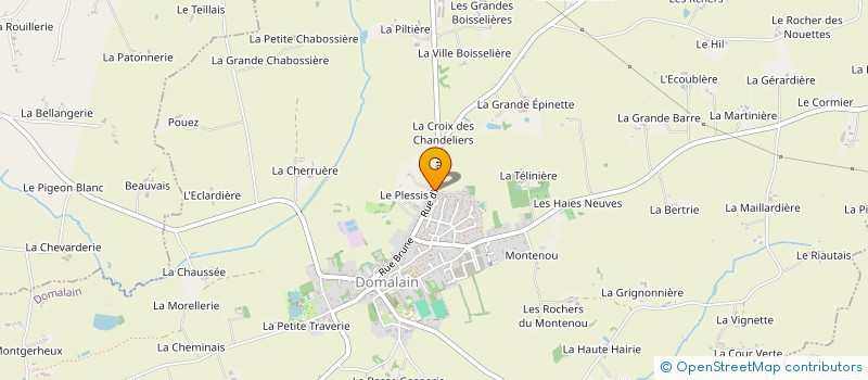 localisation de l'entreprise MONSIEUR TEPHEN RETAILLEAU  DOMALAIN