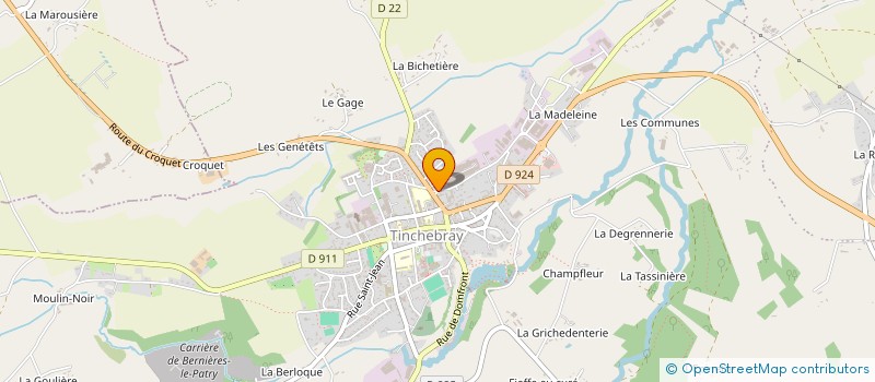 localisation de l'entreprise MONSIEUR TERENCE ANDERSON à MONTSECRET-CLAIREFOUGERE