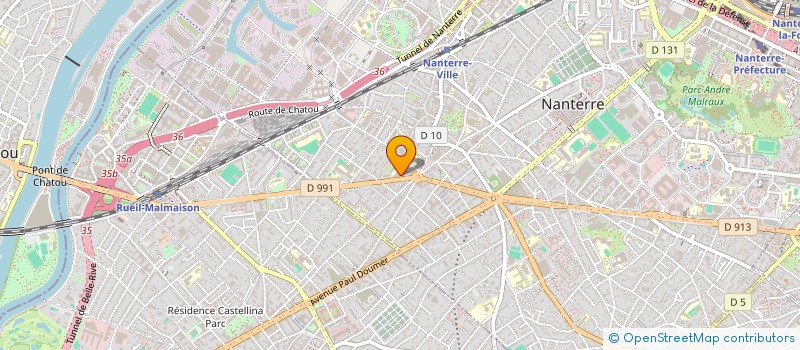 localisation de l'entreprise MONSIEUR TERENCE ANOMA  NANTERRE