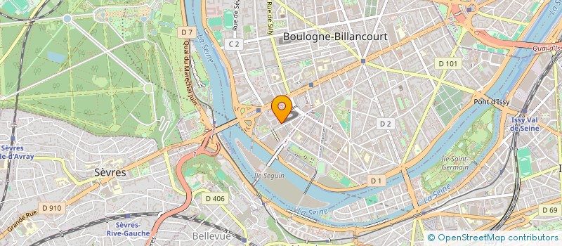 localisation de l'entreprise MONSIEUR TERENCE BANSEVILA à BOULOGNE-BILLANCOURT