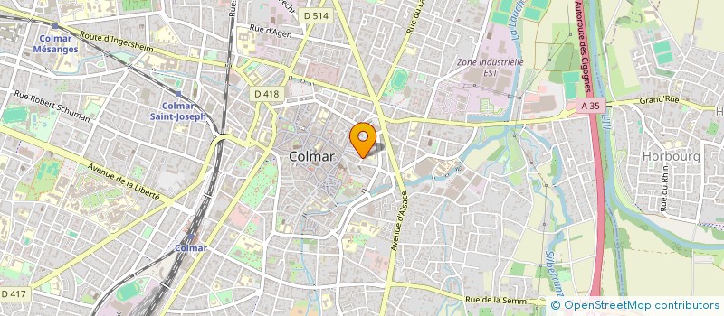 localisation de l'entreprise MONSIEUR TERENCE BARNES  COLMAR