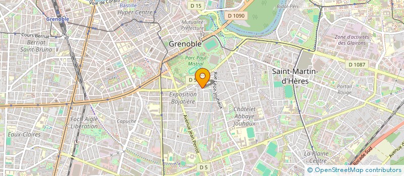 localisation de l'entreprise MONSIEUR TERENCE BERTHIER à GRENOBLE