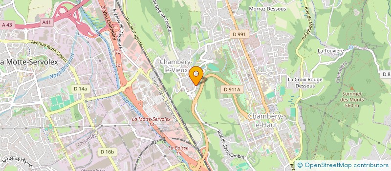 localisation de l'entreprise MONSIEUR TERENCE CAMILLERI  CHAMBERY