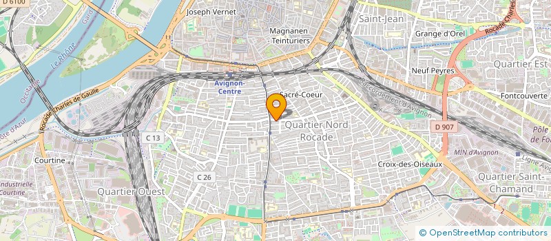 localisation de l'entreprise MONSIEUR TERENCE CHAMEROIS  AVIGNON