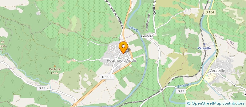 localisation de l'entreprise MONSIEUR TERENCE CHIPLIN  ROUFFIAC-D'AUDE