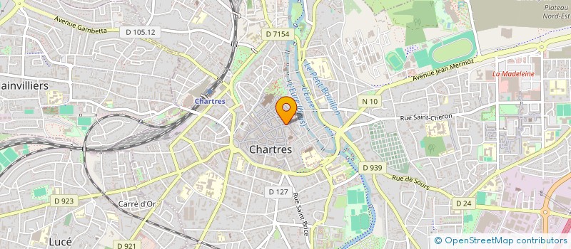 localisation de l'entreprise MONSIEUR TERENCE DESTERNES à CHARTRES