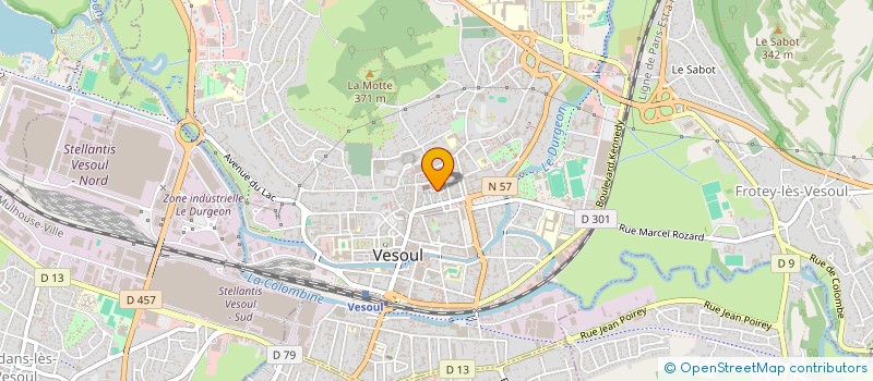 localisation de l'entreprise MONSIEUR TERENCE DOYEN--CHICANNE  VESOUL