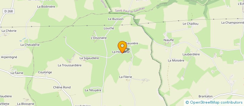 localisation de l'entreprise MONSIEUR TERENCE FOULDS  SAINT-MARS-DU-DESERT