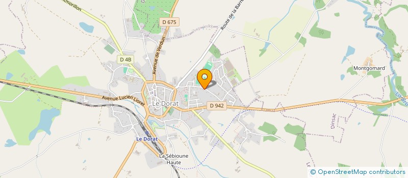 localisation de l'entreprise MONSIEUR TERENCE HANNAM  LE DORAT