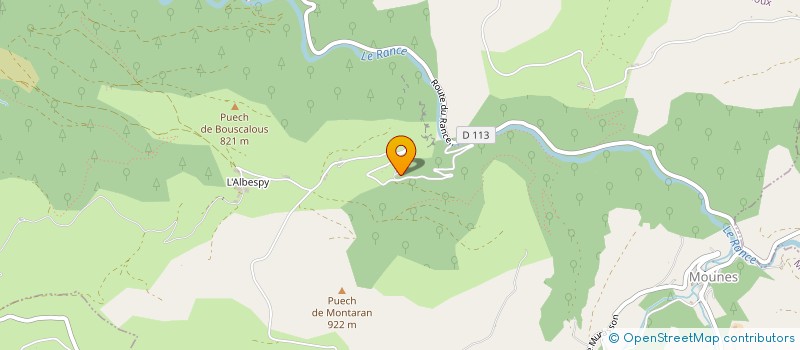 localisation de l'entreprise MONSIEUR TERENCE MARCHAND  MOUNES-PROHENCOUX