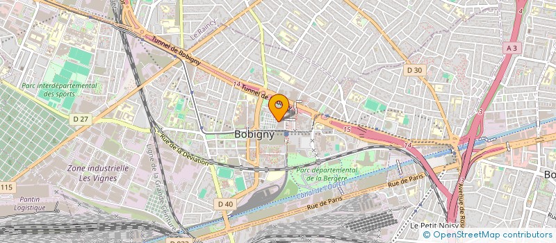 localisation de l'entreprise MONSIEUR TERENCE MARIE-JULIENNE  BOBIGNY