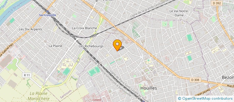 localisation de l'entreprise MONSIEUR TERENCE NURY  HOUILLES