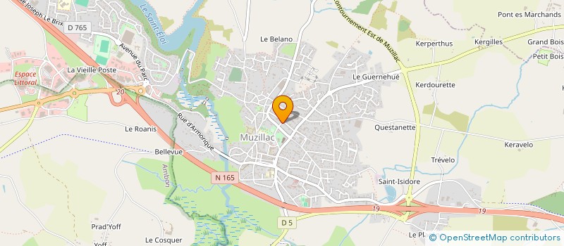 localisation de l'entreprise MONSIEUR TERENCE PRIGENT  MUZILLAC