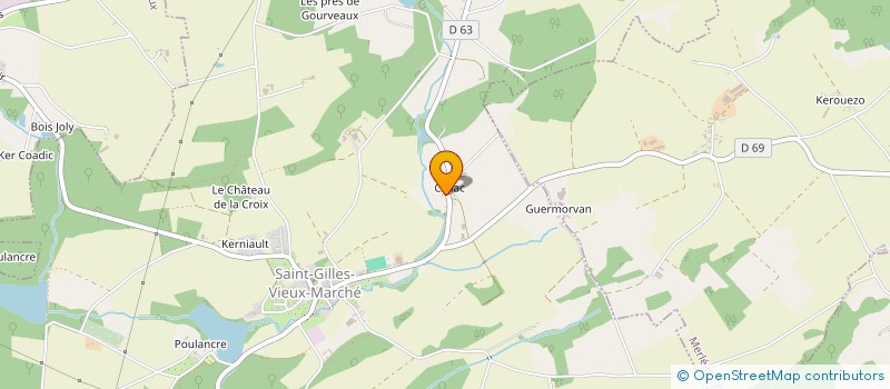 localisation de l'entreprise MONSIEUR TERENCE QUIRKE  SAINT-GILLES-VIEUX-MARCHE