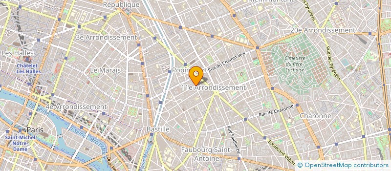 localisation de l'entreprise MONSIEUR TERENCE RISS  PARIS