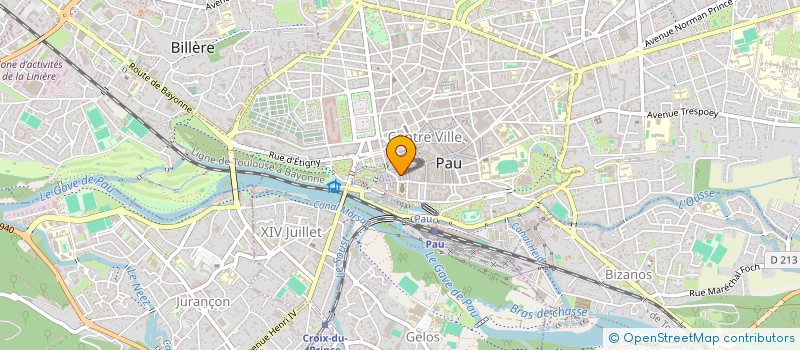 localisation de l'entreprise MONSIEUR TERENCE SARAMANDIF à PAU