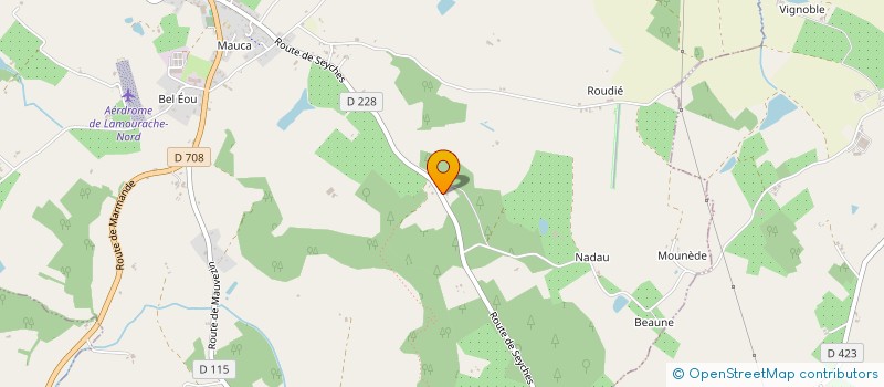 localisation de l'entreprise MONSIEUR TERENCE SHAW  LA SAUVETAT-DU-DROPT