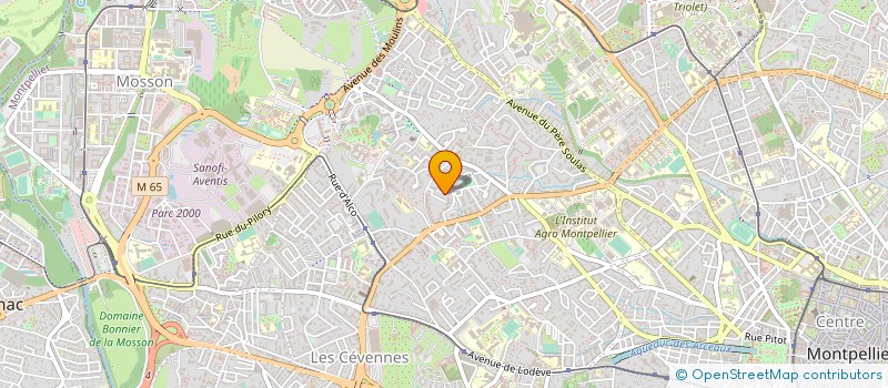 localisation de l'entreprise MONSIEUR TERENCE SOUCHEYRE à MONTPELLIER
