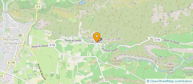 localisation de l'entreprise MONSIEUR TERENCE TAGLIAVINI à MAUSSANE-LES-ALPILLES