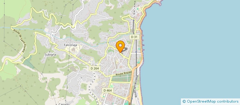 localisation de l'entreprise MONSIEUR TERENCE TOUZEAU à BASTIA