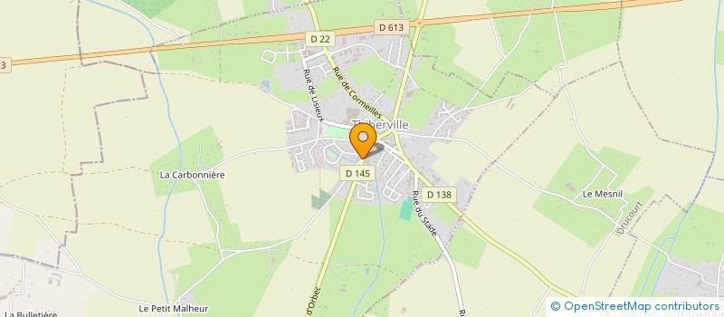 localisation de l'entreprise MONSIEUR TERENCE TRAMONTE  THIBERVILLE