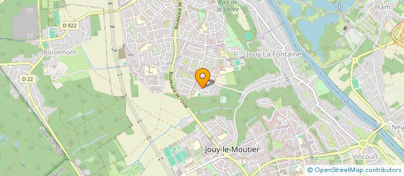 localisation de l'entreprise MONSIEUR TERENCE WALPOLE  JOUY-LE-MOUTIER