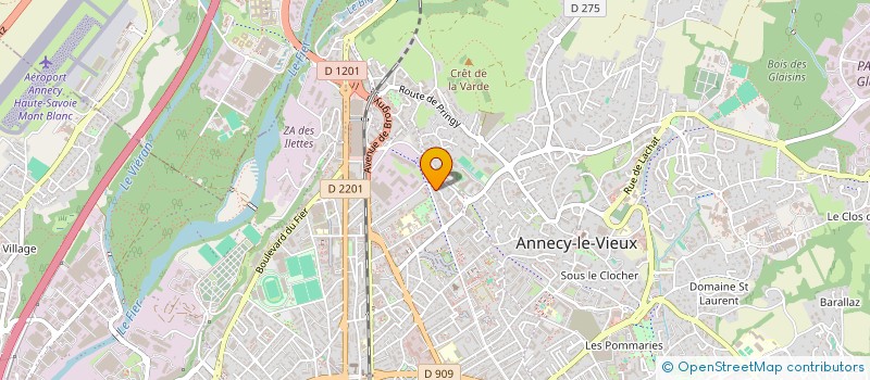 localisation de l'entreprise MONSIEUR TEREVA BERNARDINO  ANNECY