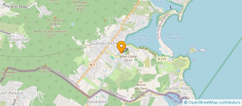 localisation de l'entreprise MONSIEUR TERRENCE BALY  SAINT-MARTIN